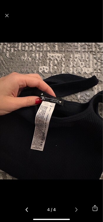 xs Beden Zara crop