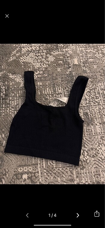 xs Beden siyah Renk Zara crop
