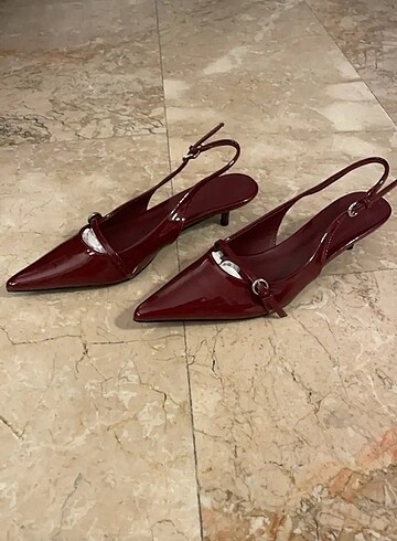 Zara model rugan ayakkabı