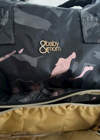 Kamuflaj Desenli Gri Bebek Çantası - Görsel 3