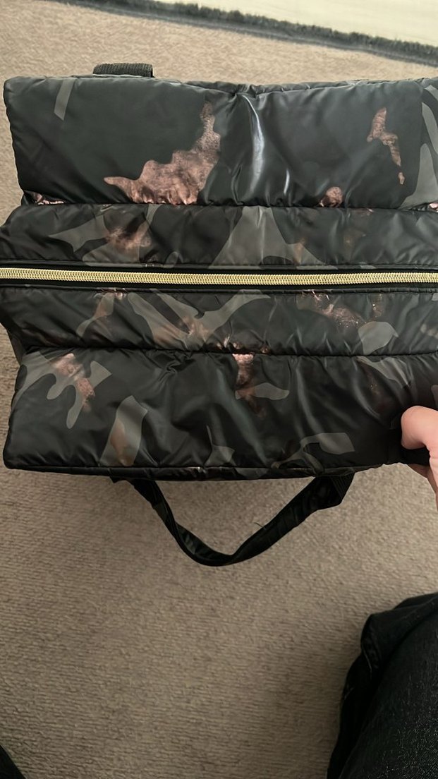 Kamuflaj Desenli Gri Bebek Çantası - Görsel 2