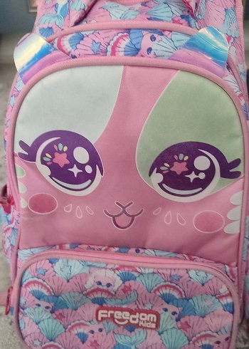 Pastel Pembe Çocuk Okul Çantası - Görsel 5