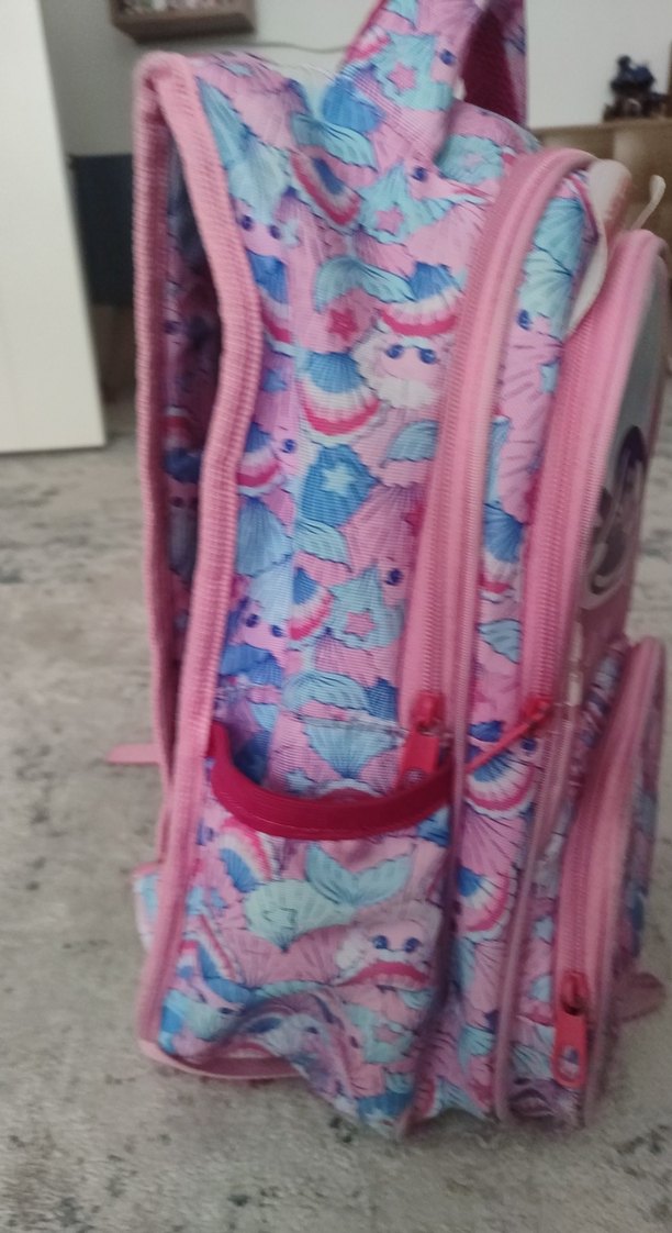 Pastel Pembe Çocuk Okul Çantası - Görsel 3