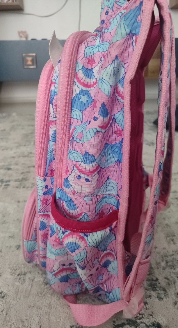 Pastel Pembe Çocuk Okul Çantası - Görsel 4