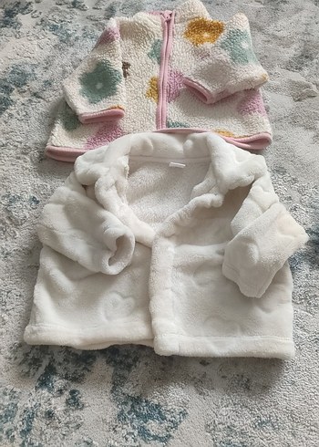 Kız bebek Pastel Renkli Yumuşak mont - Görsel 2