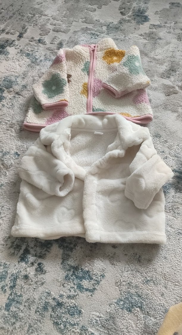 Kız bebek Pastel Renkli Yumuşak mont - Görsel 3