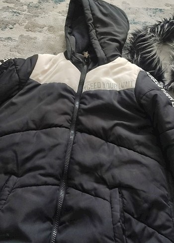 Siyah Kürklü Kapüşonlu kız kız çocuk - Görsel 2