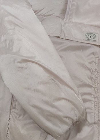 Pembe Kapüşonlu Fermuarlı Kadın Kış Montu - Görsel 5