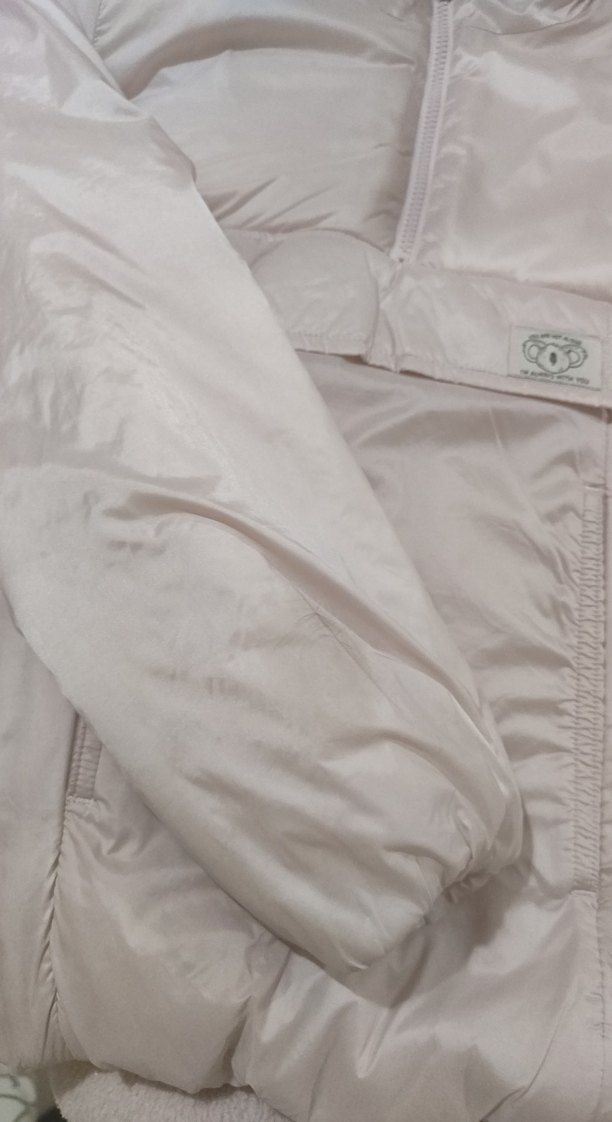 Pembe Kapüşonlu Fermuarlı Kadın Kış Montu - Görsel 5