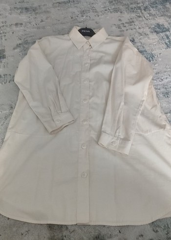 Kız Çocuk Pembe gömlek tunik - Görsel 3