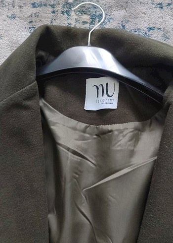 Haki Renk Uzun Kaban - Görsel 5