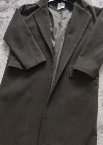 Haki Renk Uzun Kaban - Görsel 3