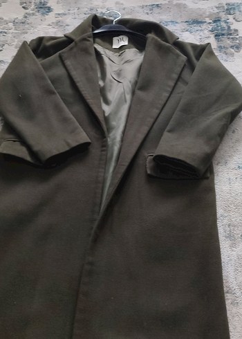 Haki Renk Uzun Kaban - Görsel 4