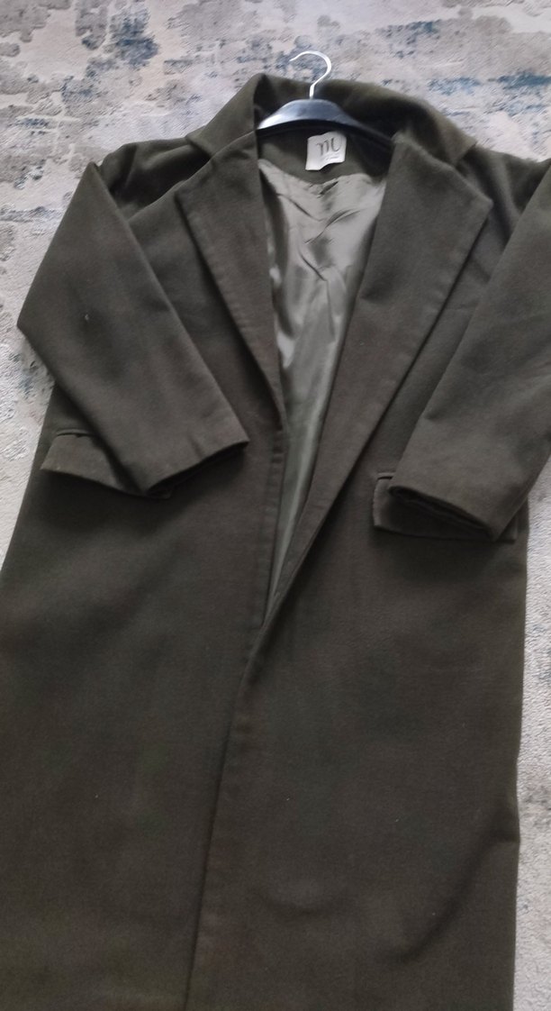 Haki Renk Uzun Kaban - Görsel 3