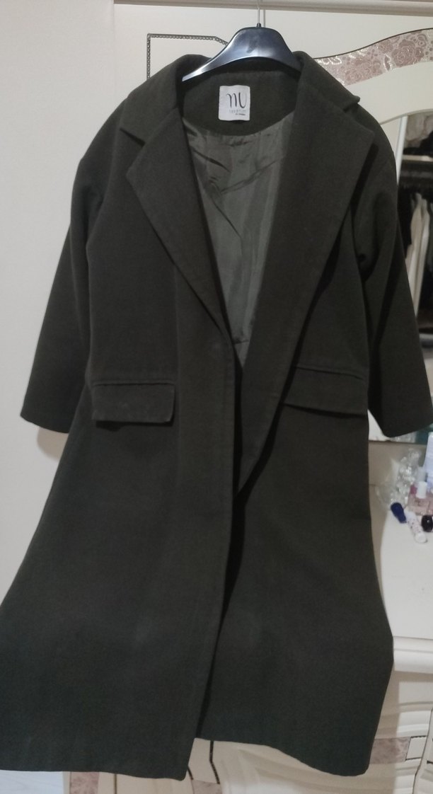 Haki Renk Uzun Kaban - Görsel 2