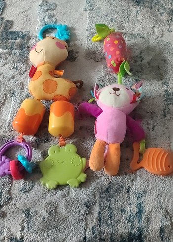 Renkli Diş Kaşıyıcı ve Çıngırak Seti - Görsel 3