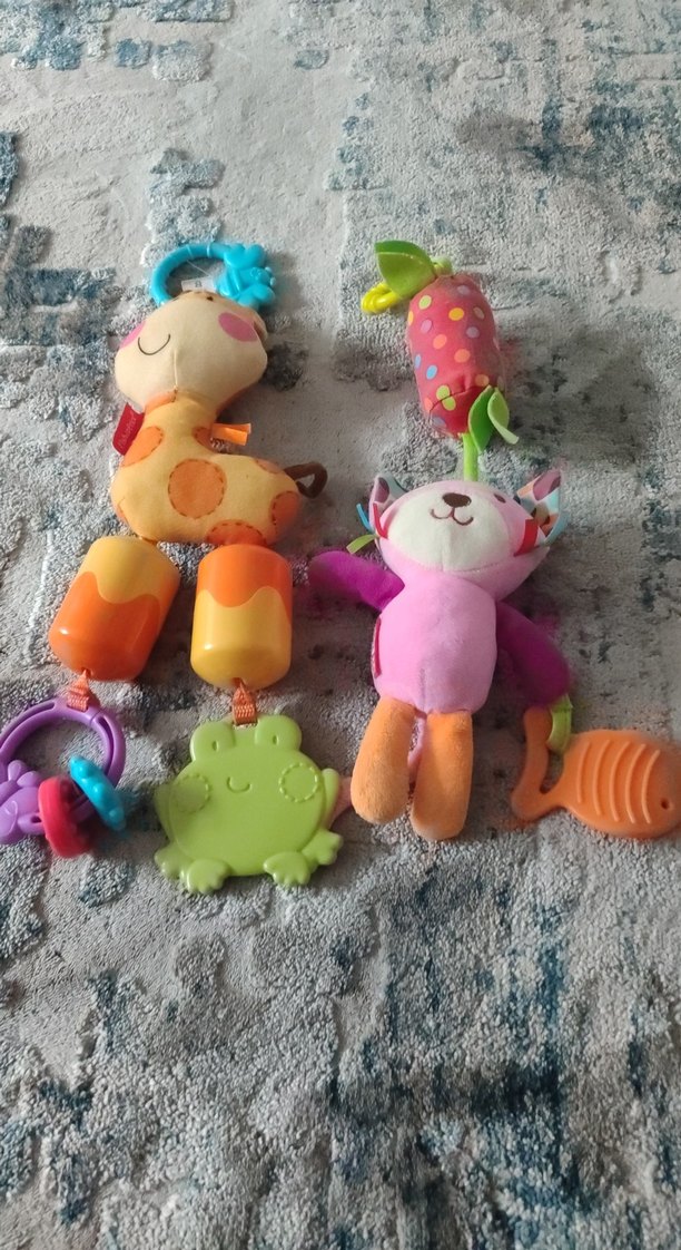 Renkli Diş Kaşıyıcı ve Çıngırak Seti - Görsel 3