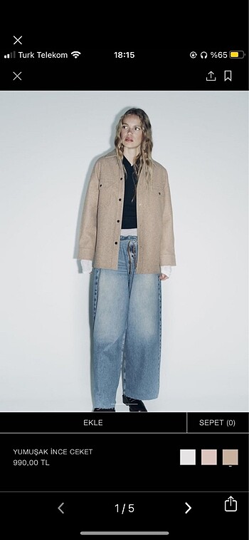 Zara ceket