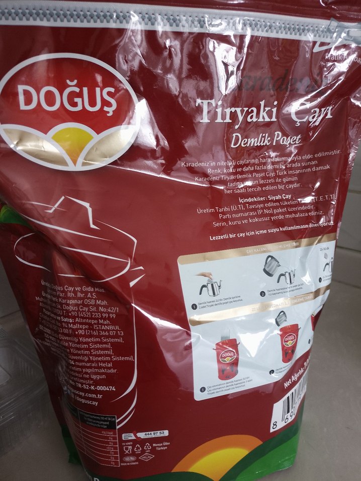 Doğuş Tiryaki Çayı Demlik Poşet Siyah Çay - Görsel 5