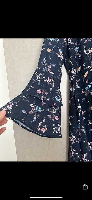 Batik Batik çiçekli Elbise