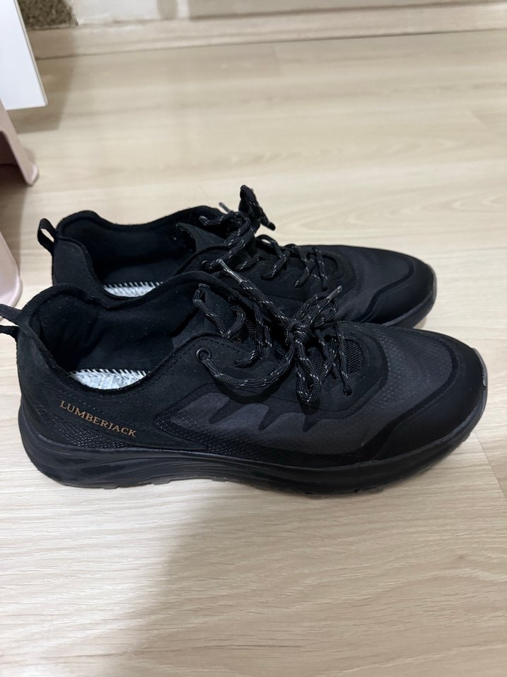 Erkek Siyah Spor Ayakkabı Bağcıkları - Görsel 2