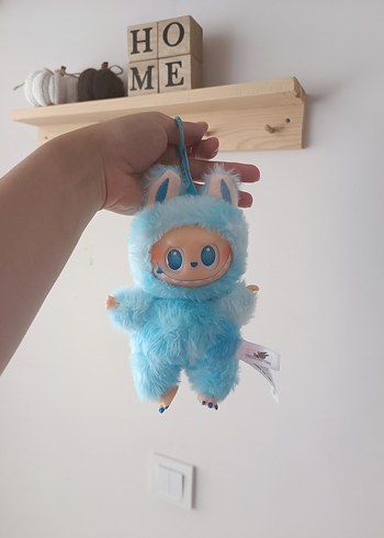 Mavi Peluş Labubu Oyuncak