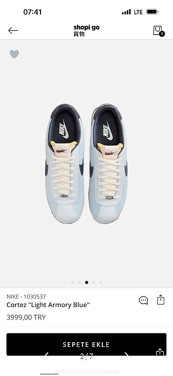 Nike Orijinal Nike cortez