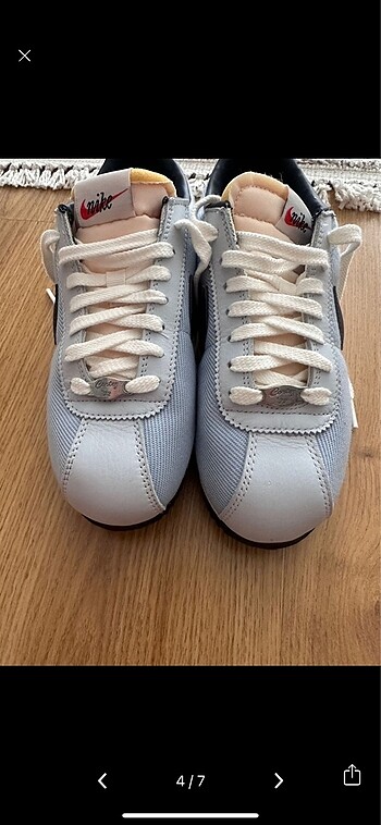 38 Beden mavi Renk Orijinal Nike cortez