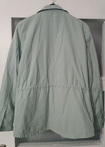 Only Marka Su Yeşili Düğmeli Kadın Yağmurluk - Görsel 3