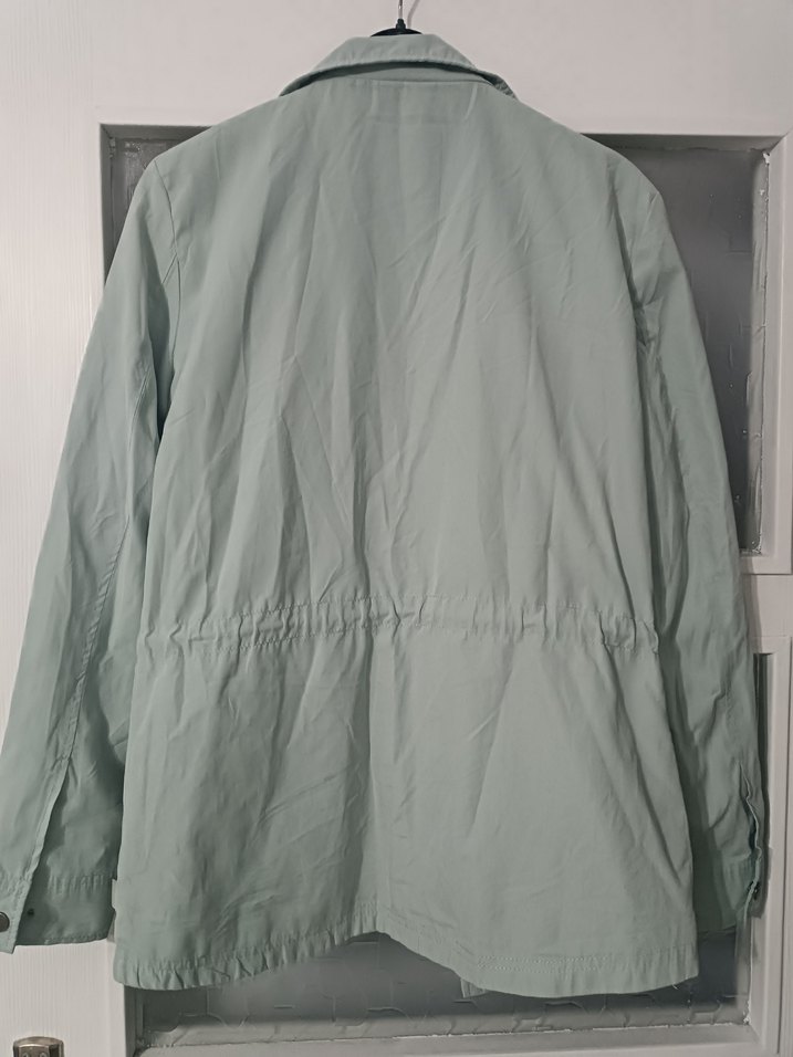 Only Marka Su Yeşili Düğmeli Kadın Yağmurluk - Görsel 3