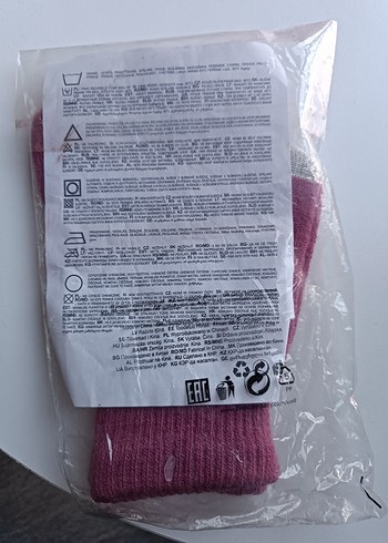 Kadın Pembe Dokunmatik Özellikli Pembe Eldiven - Görsel 5