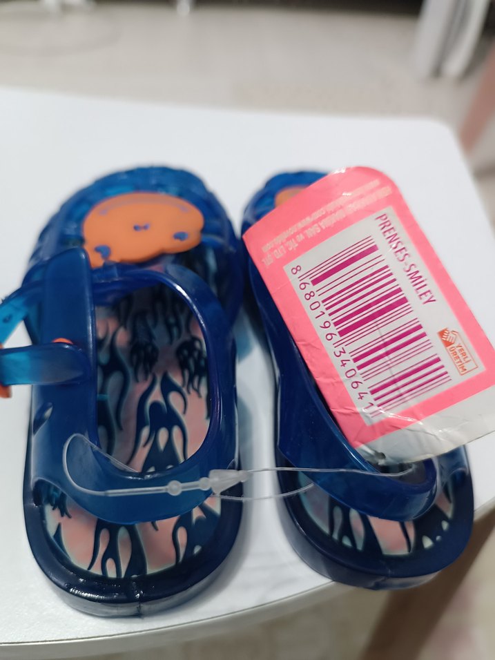 Renkli Baskılı Erkek Çocuk Sandaleti - Görsel 5