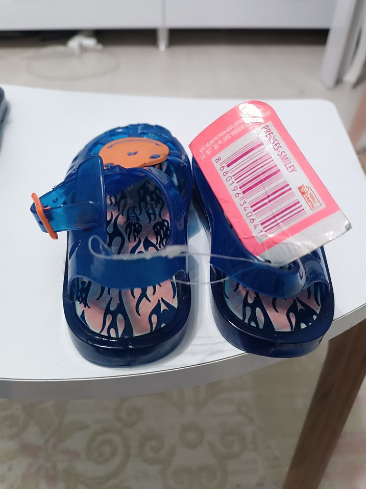 Renkli Baskılı Erkek Çocuk Sandaleti - Görsel 4