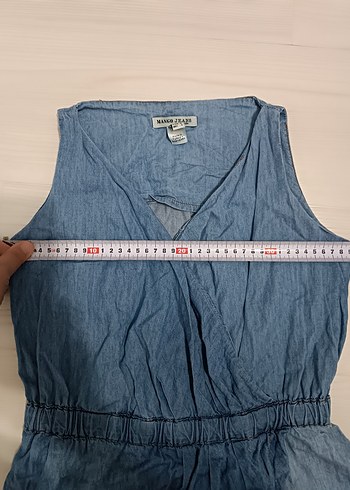 40 Beden Kolsuz V Yaka Kot Midi Elbise