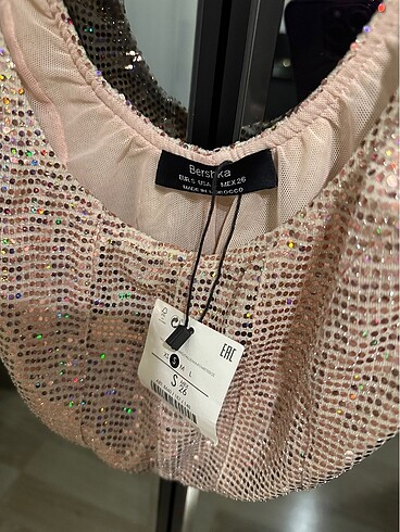 s Beden pembe Renk Bershka büstiyer