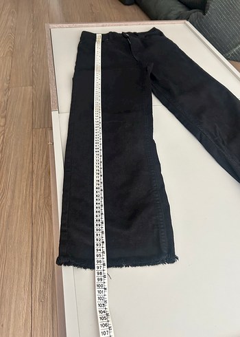 36 Beden siyah Renk XSIDE Yüksek Bel Straight Fit Kadın Jean