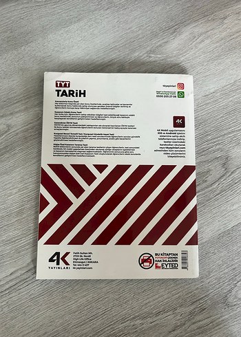 Beden 4K Yayınları TYT Tarih Konu Özetli Fasikül