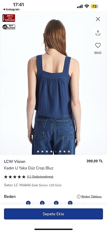 LC Waikiki KADIN CROP BLUZ