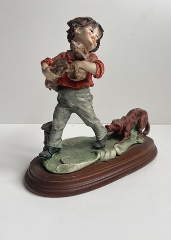 İyalyan Köpekli Çocuk Figürü - Görsel 7