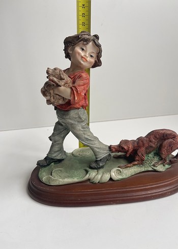 İyalyan Köpekli Çocuk Figürü - Görsel 5