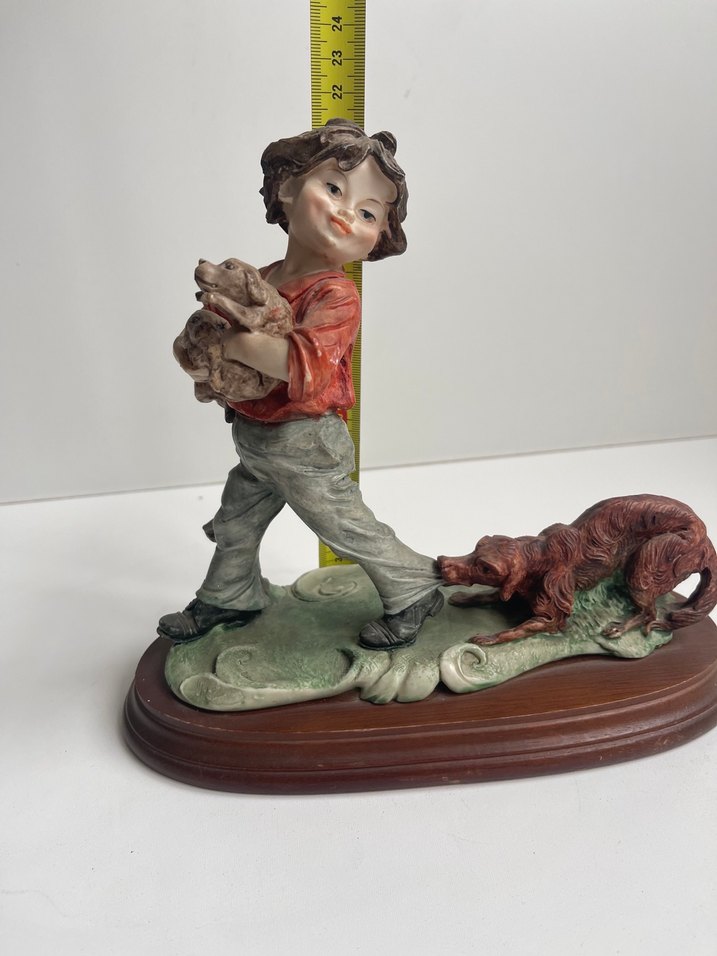 İyalyan Köpekli Çocuk Figürü - Görsel 5