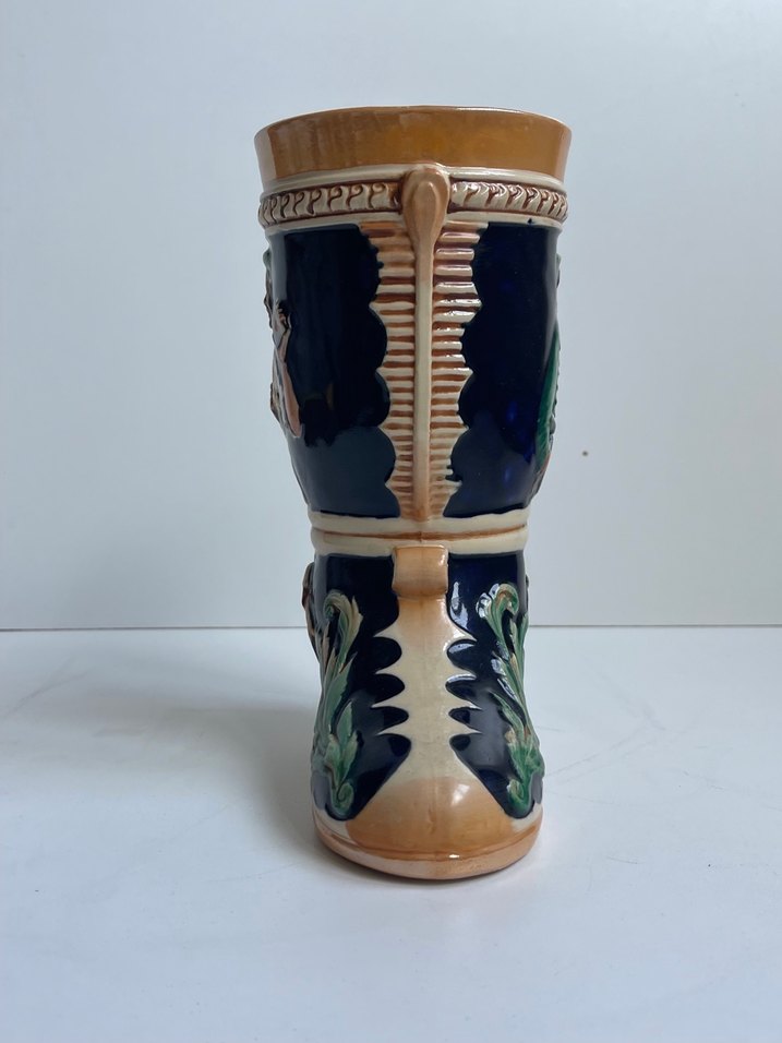 Alman Çok Renkli Desenli Seramik Bot bardak - Görsel 2