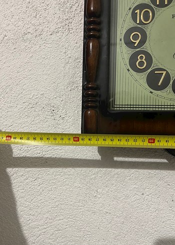 Kahverengi Ahşap Palcon pilli Duvar Saati - Görsel 9