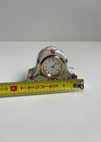 İngiliz Damgalı  porselen Masa Saati - Görsel 4