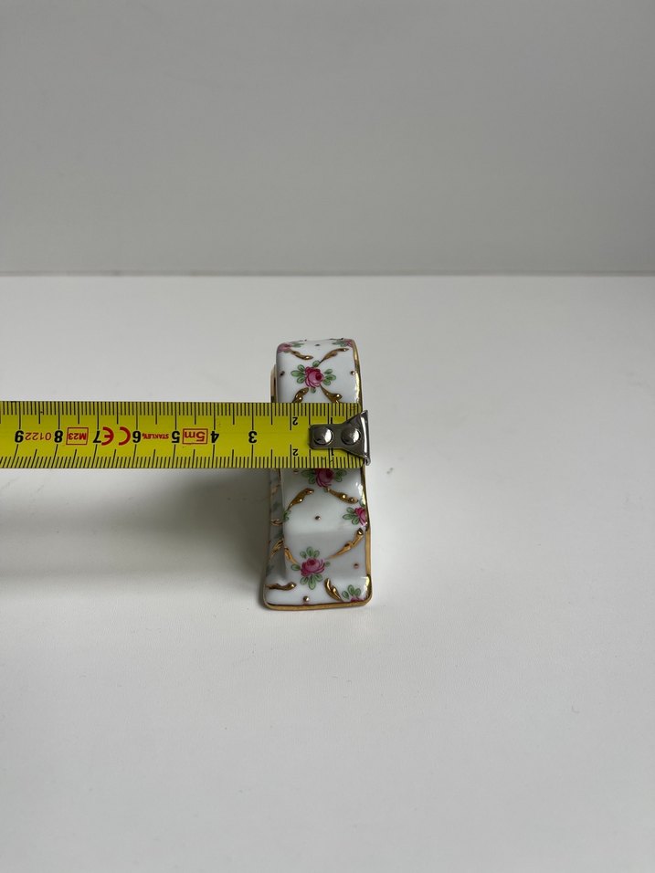 İngiliz Damgalı  porselen Masa Saati - Görsel 5