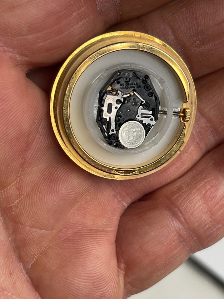 İngiliz Damgalı  porselen Masa Saati - Görsel 3