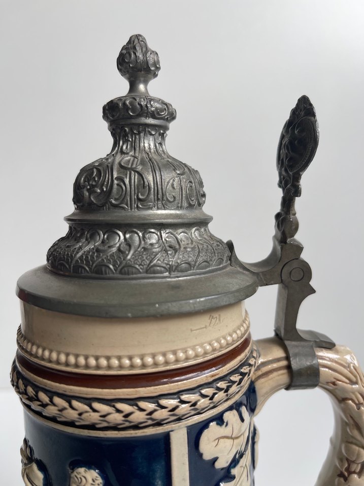 Kabartma Dekorlu Zinn Kapaklı - Görsel 3