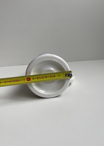 Beyaz Desenli Alman  bardak Kupası - Görsel 7