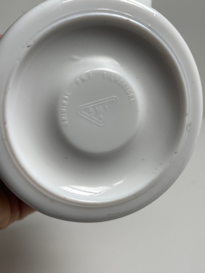 Beyaz Desenli Alman  bardak Kupası - Görsel 4