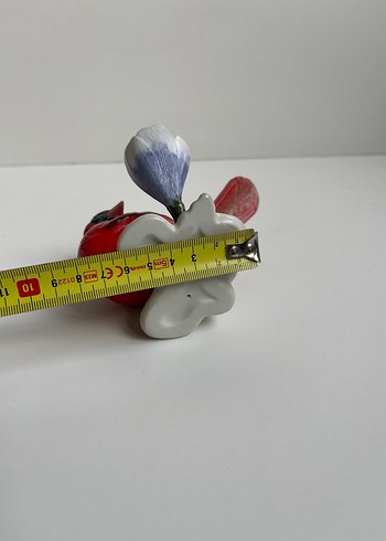 İngiliz Kırmızı Seramik Kuş Figürü - Görsel 6